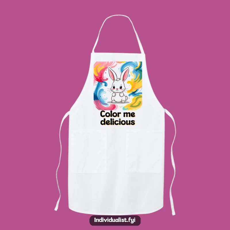 Funny Bunny Artist Apron: Protect Your Clothes While Creating