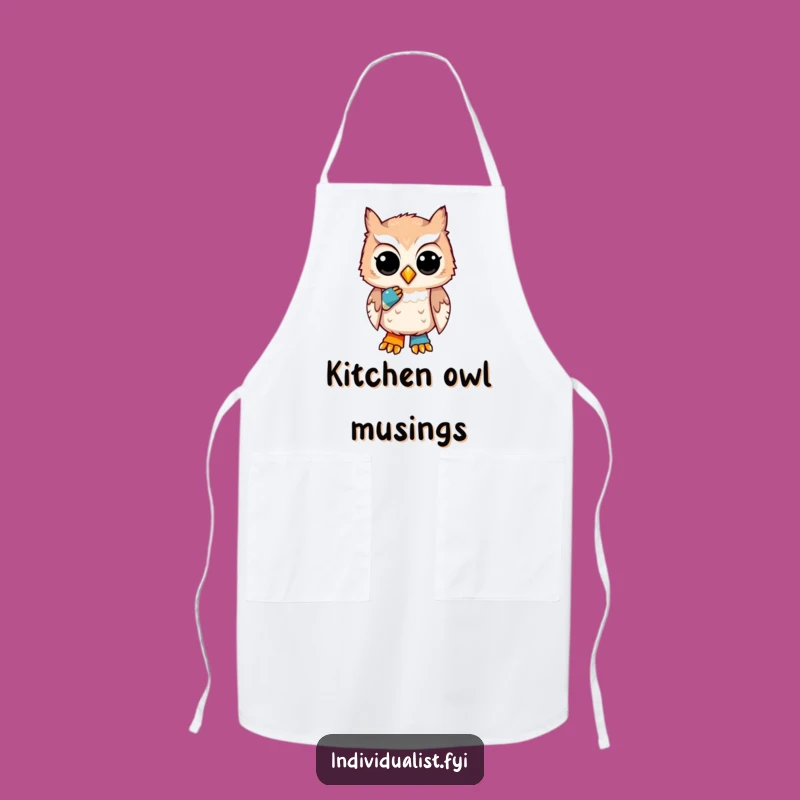 Funny Owl Sock Apron: Quirky Kitchen Wear for the Thoughtful and Unique Home Cook