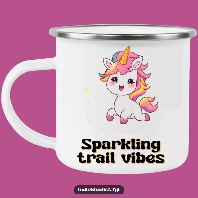 Funny Cheerful Creature Camping Mug: Durable Skipping Design, Hilarious Funny Gift Outdoors!