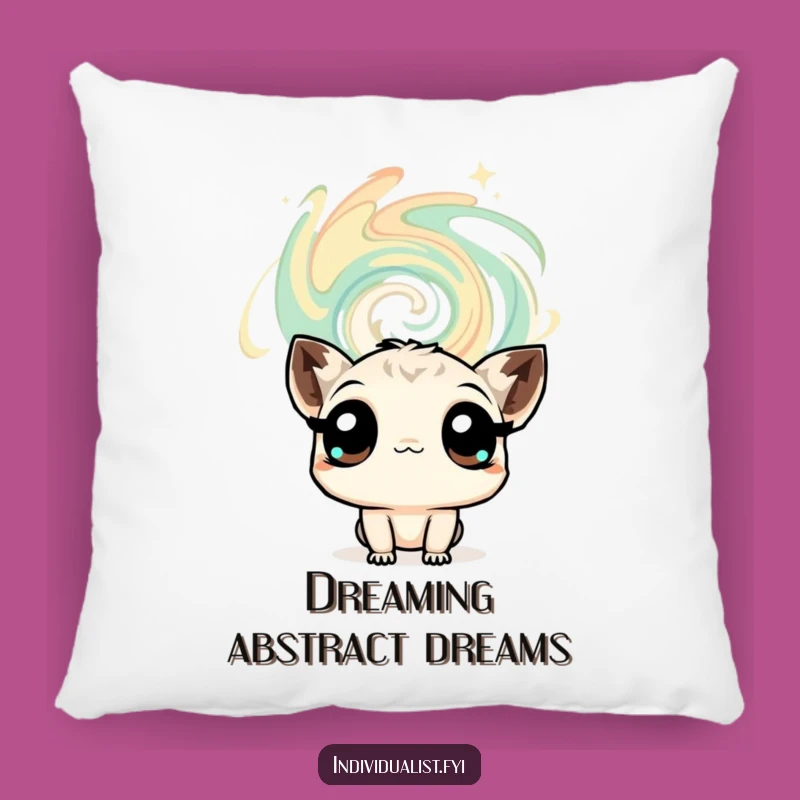 Funny Curious Creature Pillow: Soft Wonder Design, Cozy Funny Gift for Relaxation!