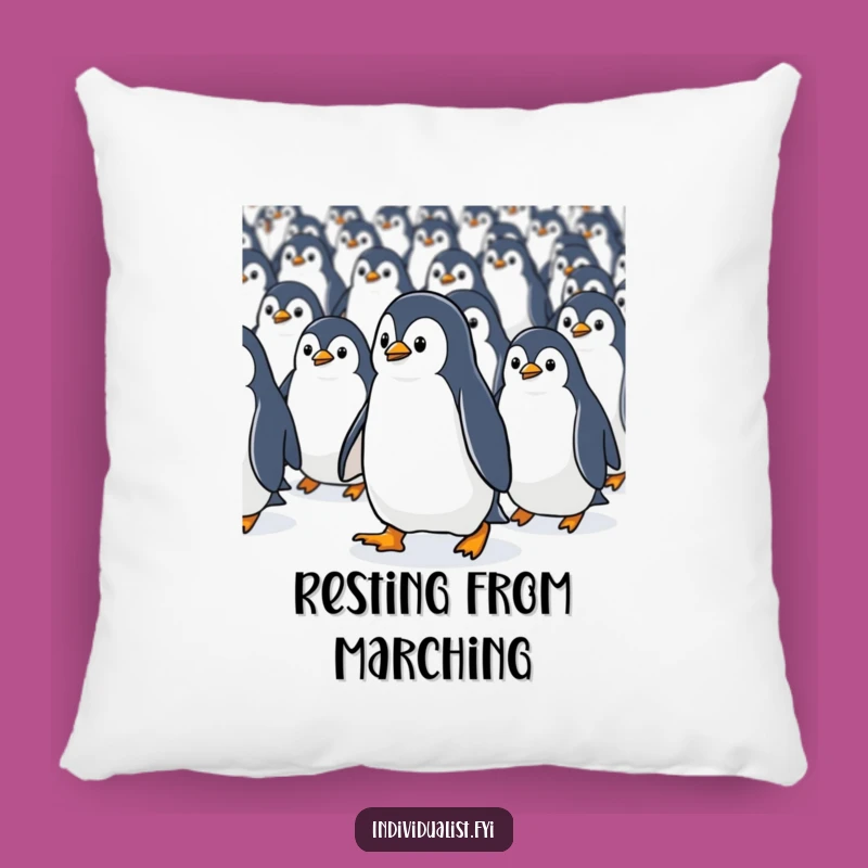 Soft Funny Kawaii Penguin Stand Out Pillow - Comfort for the Courageous