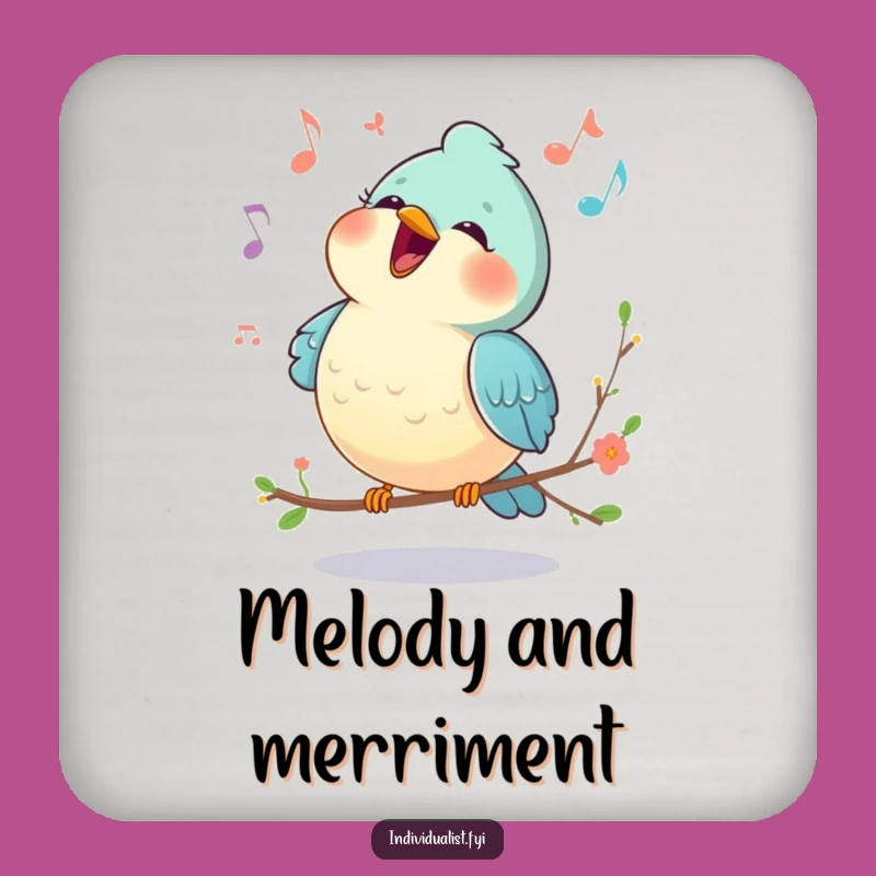 Funny Happy Bird Unique Melody Coaster - Protect Surfaces with Song