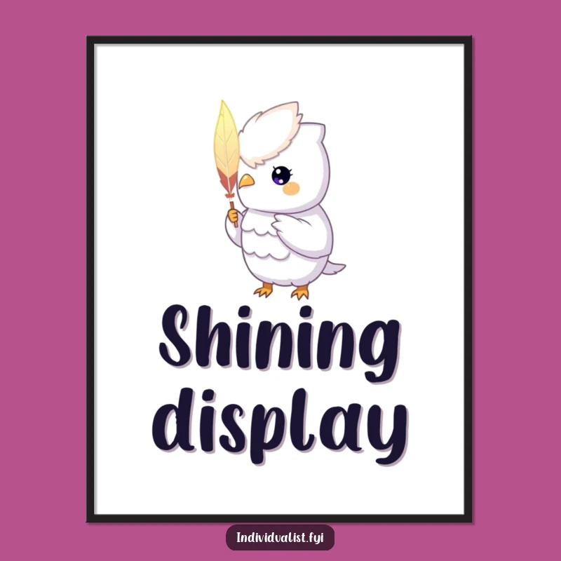 Funny Unique Creature Poster: Enchanting Wall Art for the Distinctive!