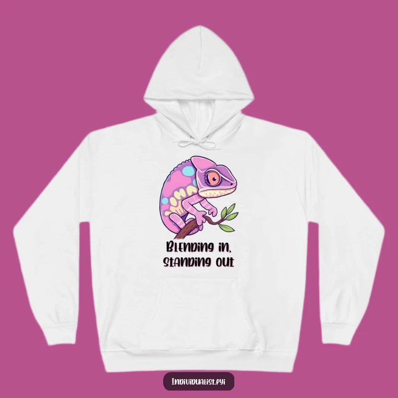 Funny Chameleon Hoodie: Cozy Chameleon Adapts, Stylish Funny Gift