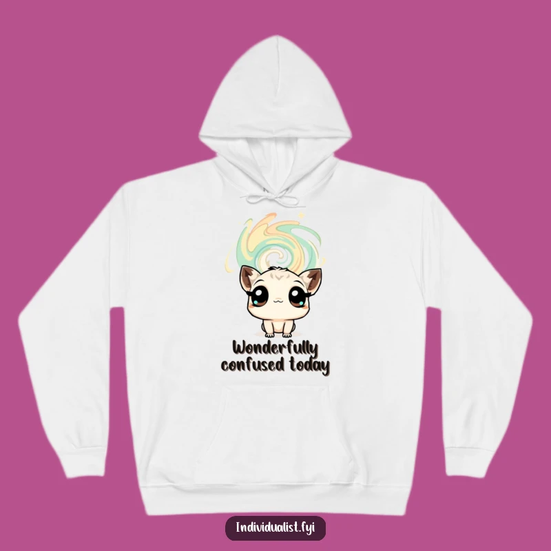 Funny Curious Creature Hoodie: Cozy Wonder Design, Warm and Thoughtful Funny Gift!