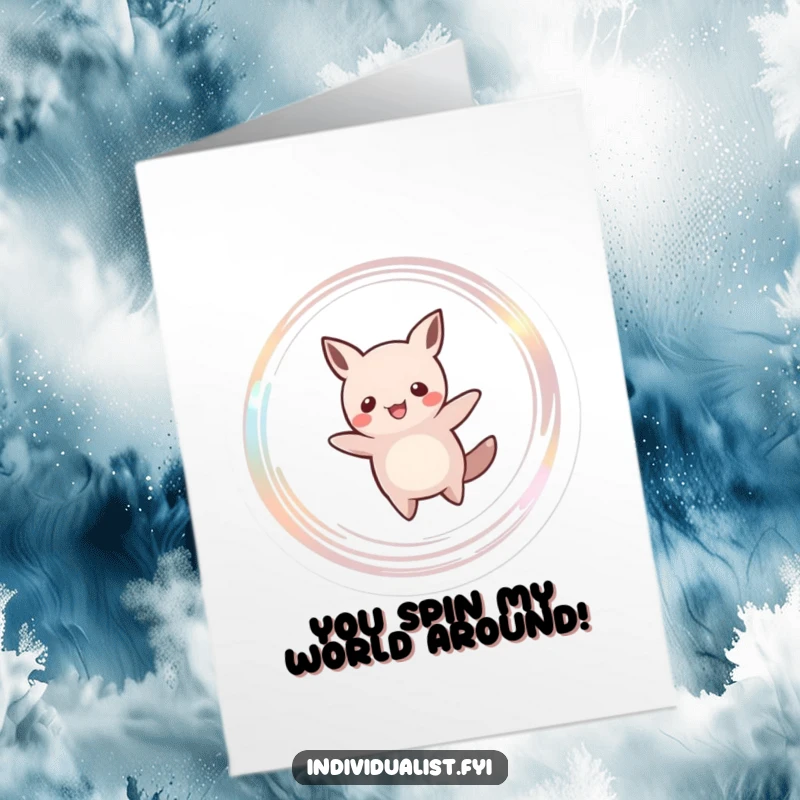 Funny Free Printable Congratulations Card showing an unusual creature celebrating, leaving a glittering path of success. Downloadable art for momentous events.