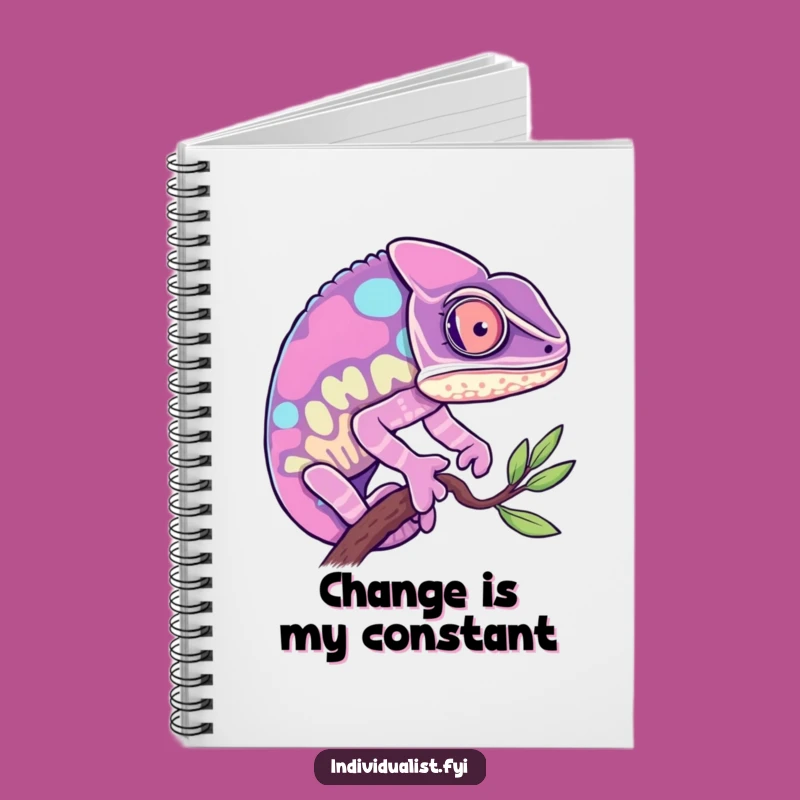 Funny Chameleon Notebook: Journal with Shifting Chameleon, Creative Gift