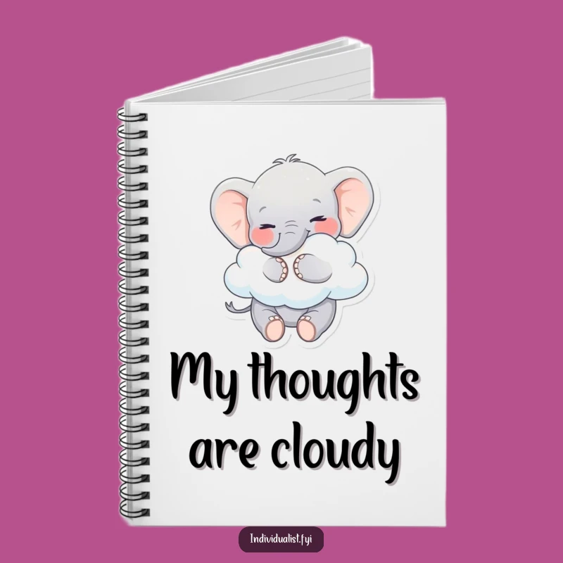 Funny Elephant Notebook: Journal with Playful Elephant, Creative Gift