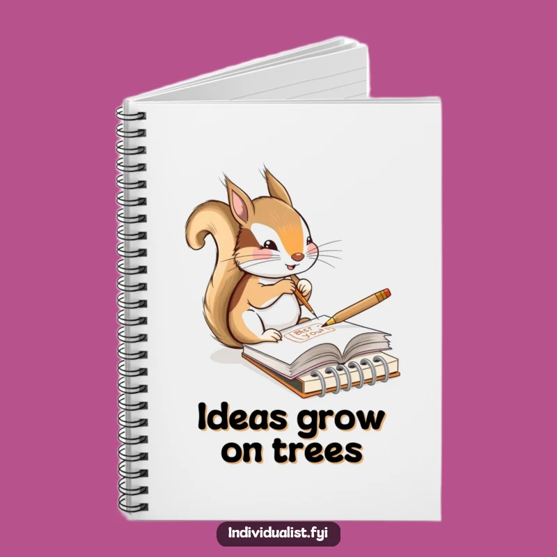 Funny Squirrel Artist Notebook: Sketch Your Ideas with a Creative Squirrel, Perfect Gift
