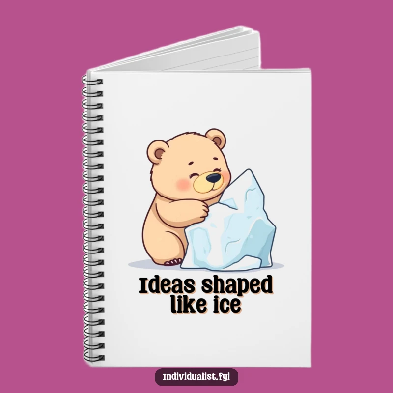 Funny Bear Ice Sculpting Notebook: Hilarious Gift for Focused Minds