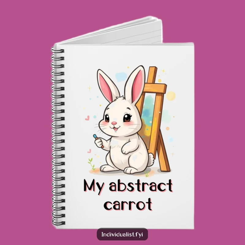 Funny Rabbit Art Notebook: Creative Journal for Artistic Ideas and Whimsical Musings