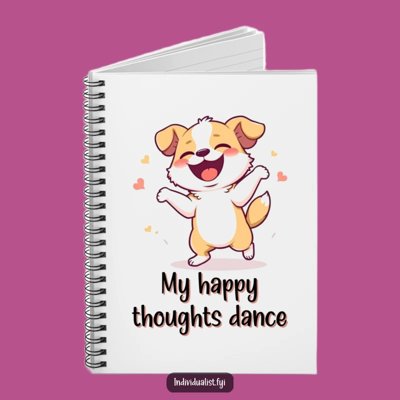 Funny Giggling Dog Notebook - Joyful Journal, Perfect Funny Gift