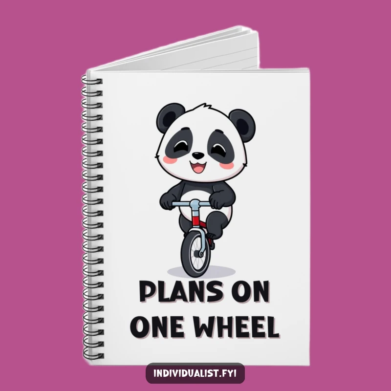 Funny Panda Unicycle Notebook: Jot Down Notes with this Hilarious Companion