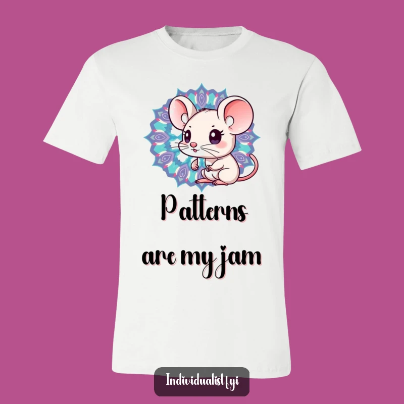 Funny Kawaii Mouse Kaleidoscope T-Shirt - Express Your Unique Curiosity